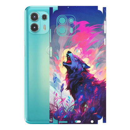 Motorola Phone Skins (All Models) - New Wild Wolf Abstract - Matte Finish (M-125) Motorola Moto Edge 20 Fusion