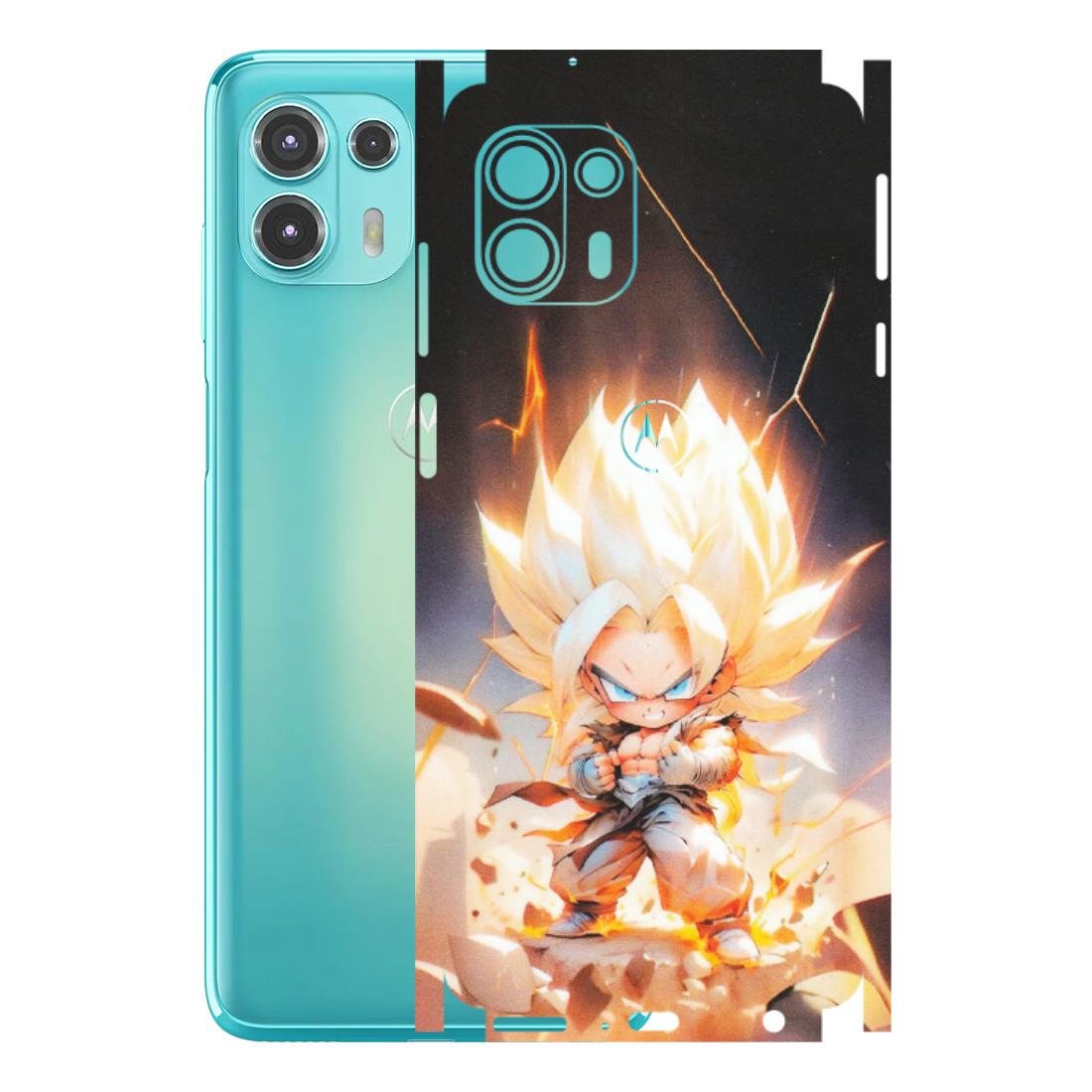 Motorola Phone Skins (All Models) - Goku Dragon Cute Anime - Matte Finish (M-131) Motorola Moto Edge 20 Fusion