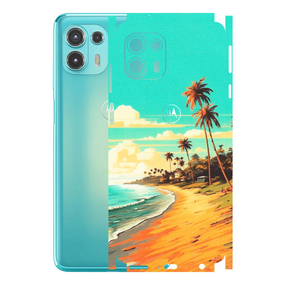Motorola Phone Skins (All Models) - Miami Beach - Matte Finish (M-136) Motorola Moto Edge 20 Fusion