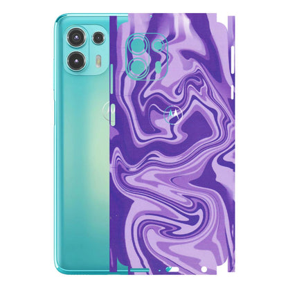 Motorola Phone Skins (All Models) - Hazy Purple Nights - Matte Finish (M-14) Motorola Moto Edge 20 Fusion