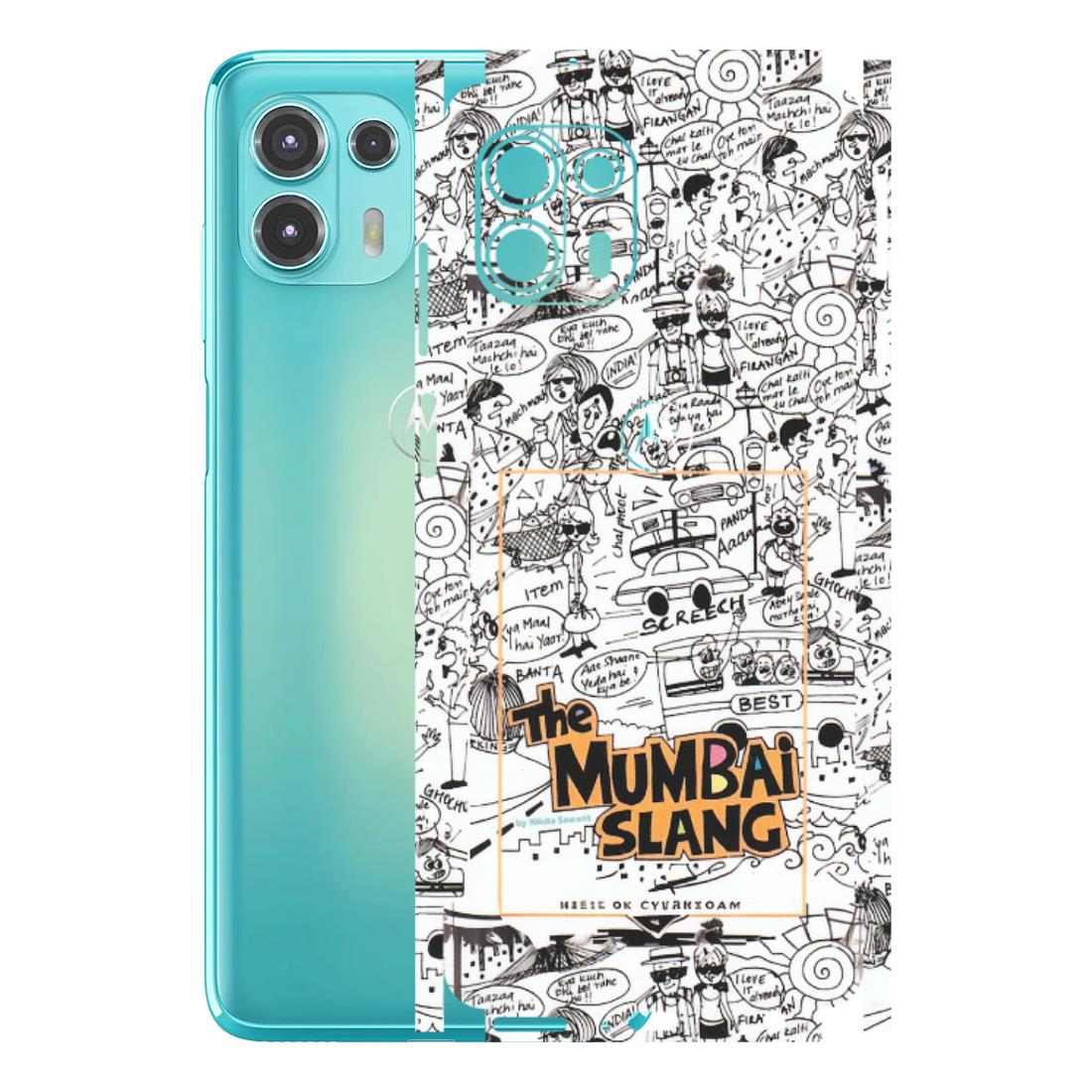 Motorola Phone Skins (All Models) - The Mumbai Slang - Matte Finish (M-142) Motorola Moto Edge 20 Fusion
