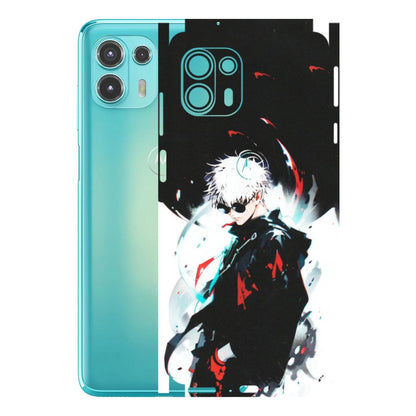 Motorola Phone Skins (All Models) - Gojo Powerful Charater Kaisen Anime - Matte Finish (M-144) Motorola Moto Edge 20 Fusion