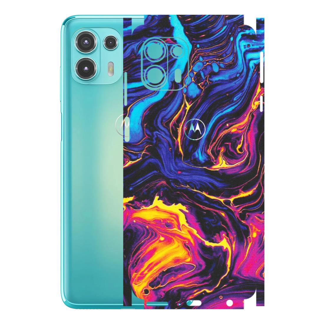 Motorola Phone Skins (All Models) - Abstract Paint Classy - Matte Finish (M-15) Motorola Moto Edge 20 Fusion