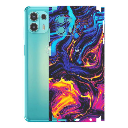 Motorola Phone Skins (All Models) - Abstract Paint Classy - Matte Finish (M-15) Motorola Moto Edge 20 Fusion