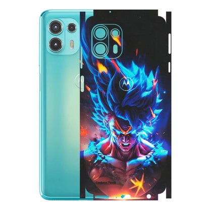 Motorola Phone Skins (All Models) - Angry Goku Dragon Ball Anime - Matte Finish (M-150) Motorola Moto Edge 20 Fusion