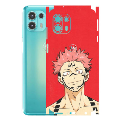 Motorola Phone Skins (All Models) - Ryomen Sukuna Fun Anime - Matte Finish (M-153) Motorola Moto Edge 20 Fusion