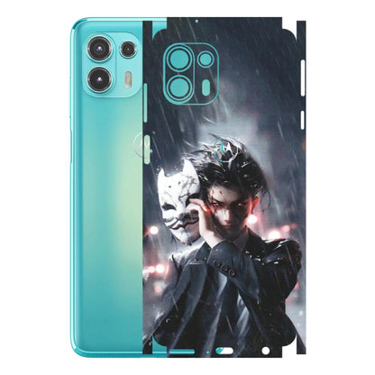 Motorola Phone Skins (All Models) - Kimestsu No Yaiba Anime - Matte Finish (M-154) Motorola Moto Edge 20 Fusion