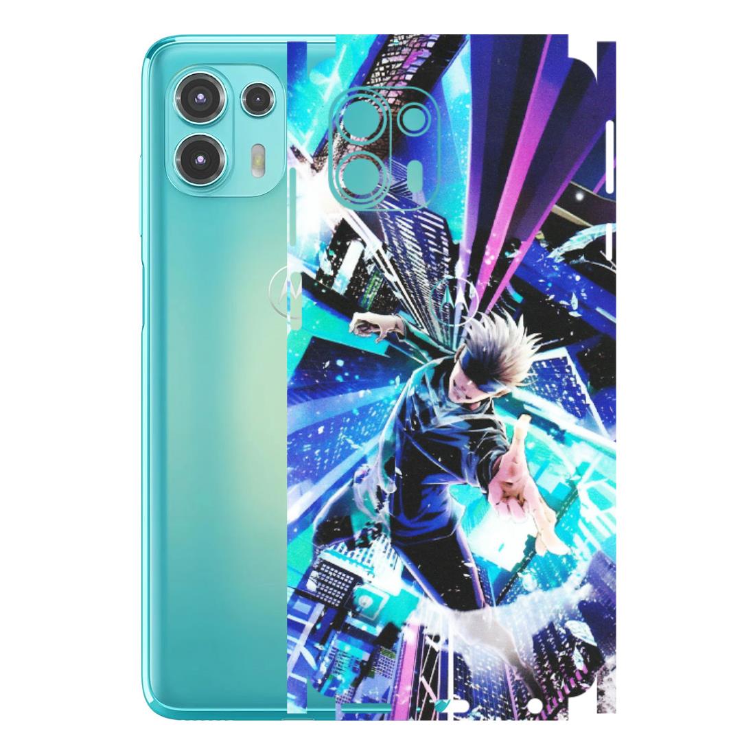 Motorola Phone Skins (All Models) - Manga Action Jujustu Kaisen Anime - Matte Finish (M-155) Motorola Moto Edge 20 Fusion