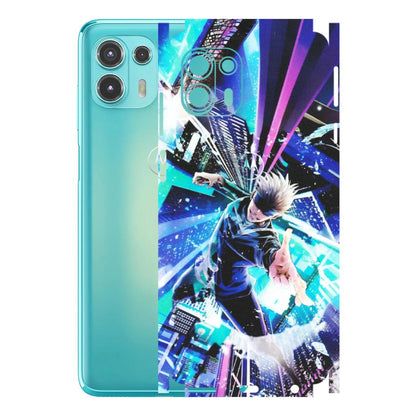 Motorola Phone Skins (All Models) - Manga Action Jujustu Kaisen Anime - Matte Finish (M-155) Motorola Moto Edge 20 Fusion