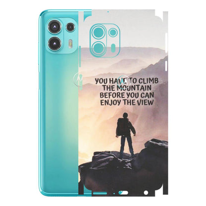 Motorola Phone Skins (All Models) - Motivational Hiking Mountain - Matte Finish (M-28) Motorola Moto Edge 20 Fusion