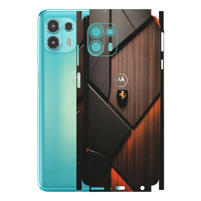 Motorola Phone Skins (All Models) - Lambo Beauty Wood Pattern Sober - Matte Finish (M-51) Motorola Moto Edge 20 Fusion