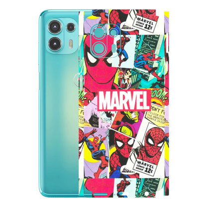 Motorola Phone Skins (All Models) - Marvel Comic Spiderman Grafitti - Matte Finish (M-72) Motorola Moto Edge 20 Fusion