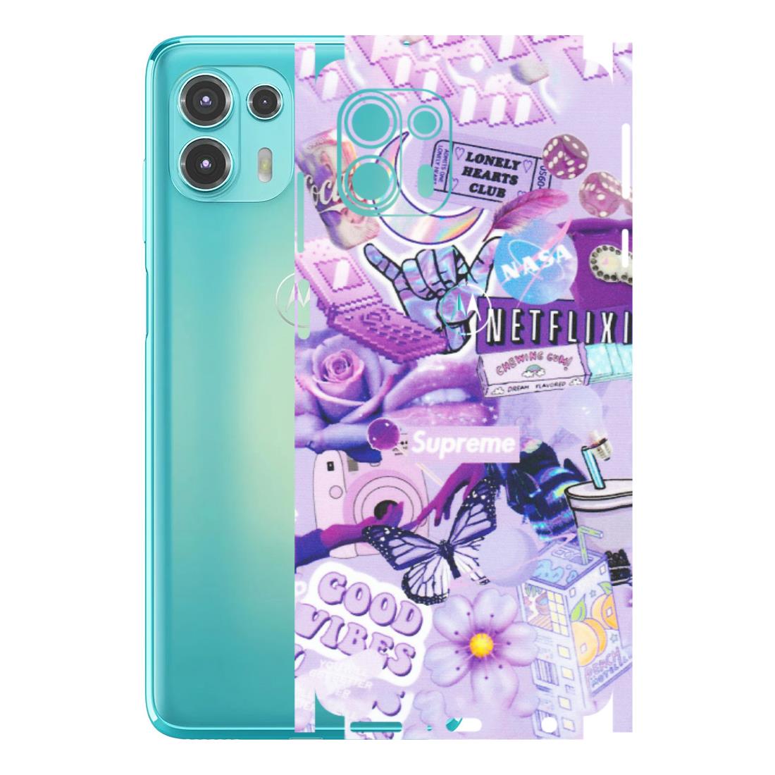 Motorola Phone Skins (All Models) - Supreme Purple Magic - Matte Finish (M-88) Motorola Moto Edge 20 Fusion
