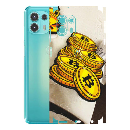 Motorola Phone Skins (All Models) - Billionaire Bitcoin Collection - Matte Finish (M-92) Motorola Moto Edge 20 Fusion