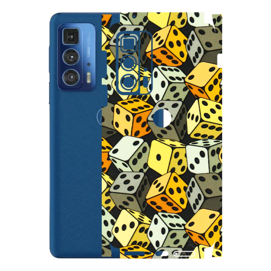 Motorola Phone Skins (All Models) - Dices Of Life - 3D Embossed Finish (L-04) Motorola Moto Edge 20 Pro
