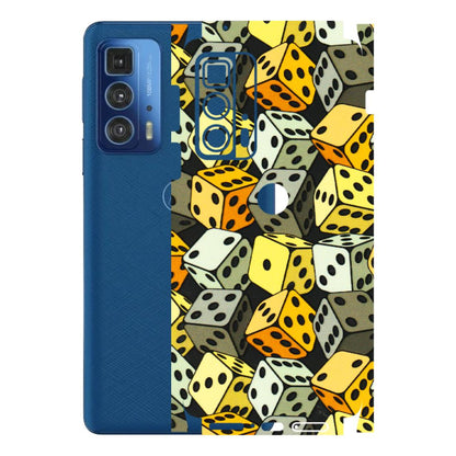 Motorola Phone Skins (All Models) - Dices Of Life - 3D Embossed Finish (L-04) Motorola Moto Edge 20 Pro