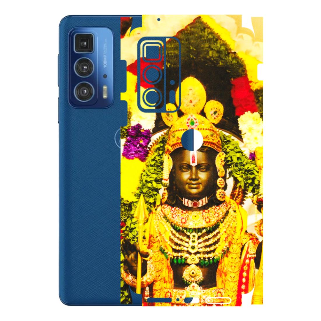 Motorola Phone Skins (All Models) - Ram Lalla Ayodhya - 3D Embossed Finish (L-103) Motorola Moto Edge 20 Pro