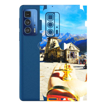 Motorola Phone Skins (All Models) - Beauty of Kedarnath - 3D Embossed Finish (L-108) Motorola Moto Edge 20 Pro