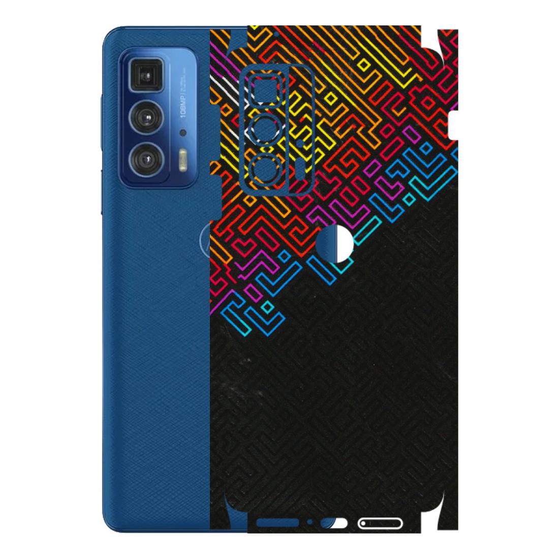 Motorola Phone Skins (All Models) - Dotme Pattern Art - 3D Embossed Finish (L-121) Motorola Moto Edge 20 Pro