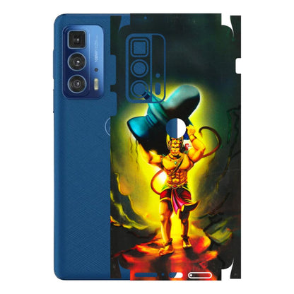 Motorola Phone Skins (All Models) - Hanuman Ji - 3D Embossed Finish (L-128) Motorola Moto Edge 20 Pro