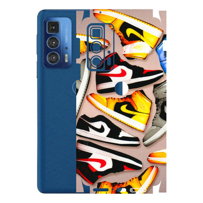 Motorola Phone Skins (All Models) - Sneaker Lover - 3D Embossed Finish (L-135) Motorola Moto Edge 20 Pro
