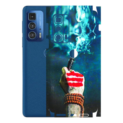 Motorola Phone Skins (All Models) - Mahadev Bhakt - 3D Embossed Finish (L-146) Motorola Moto Edge 20 Pro