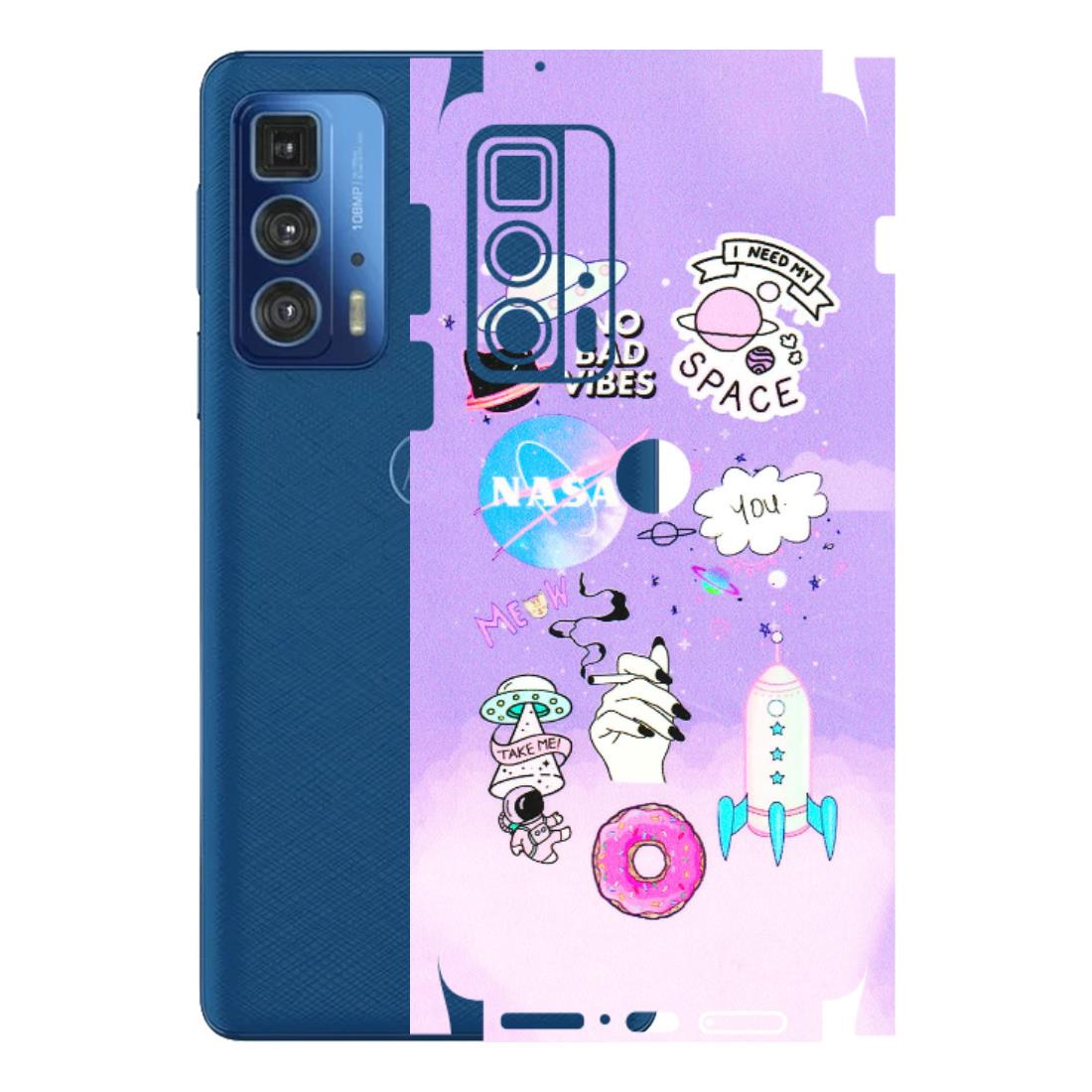 Motorola Phone Skins (All Models) - I Need My Nasa Skin - 3D Embossed Finish (L-149) Motorola Moto Edge 20 Pro
