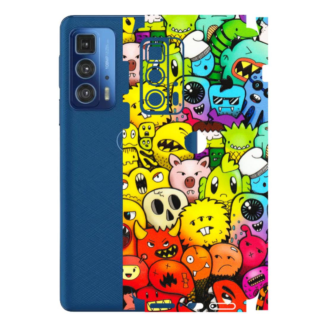 Motorola Phone Skins (All Models) - Angry Funkies - 3D Embossed Finish (L-169) Motorola Moto Edge 20 Pro