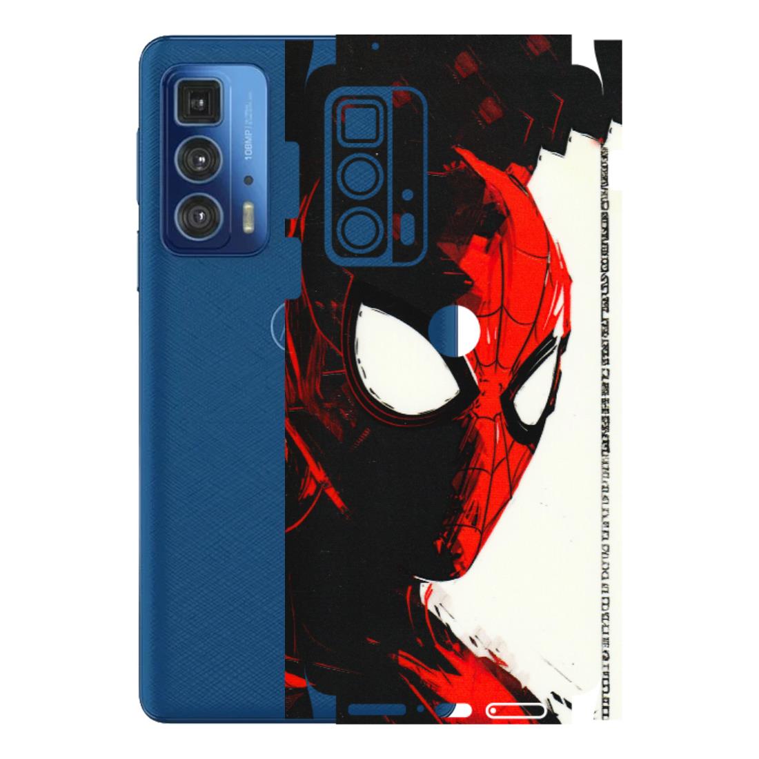 Motorola Phone Skins (All Models) - Spiderman Killer Face - 3D Embossed Finish (L-17) Motorola Moto Edge 20 Pro