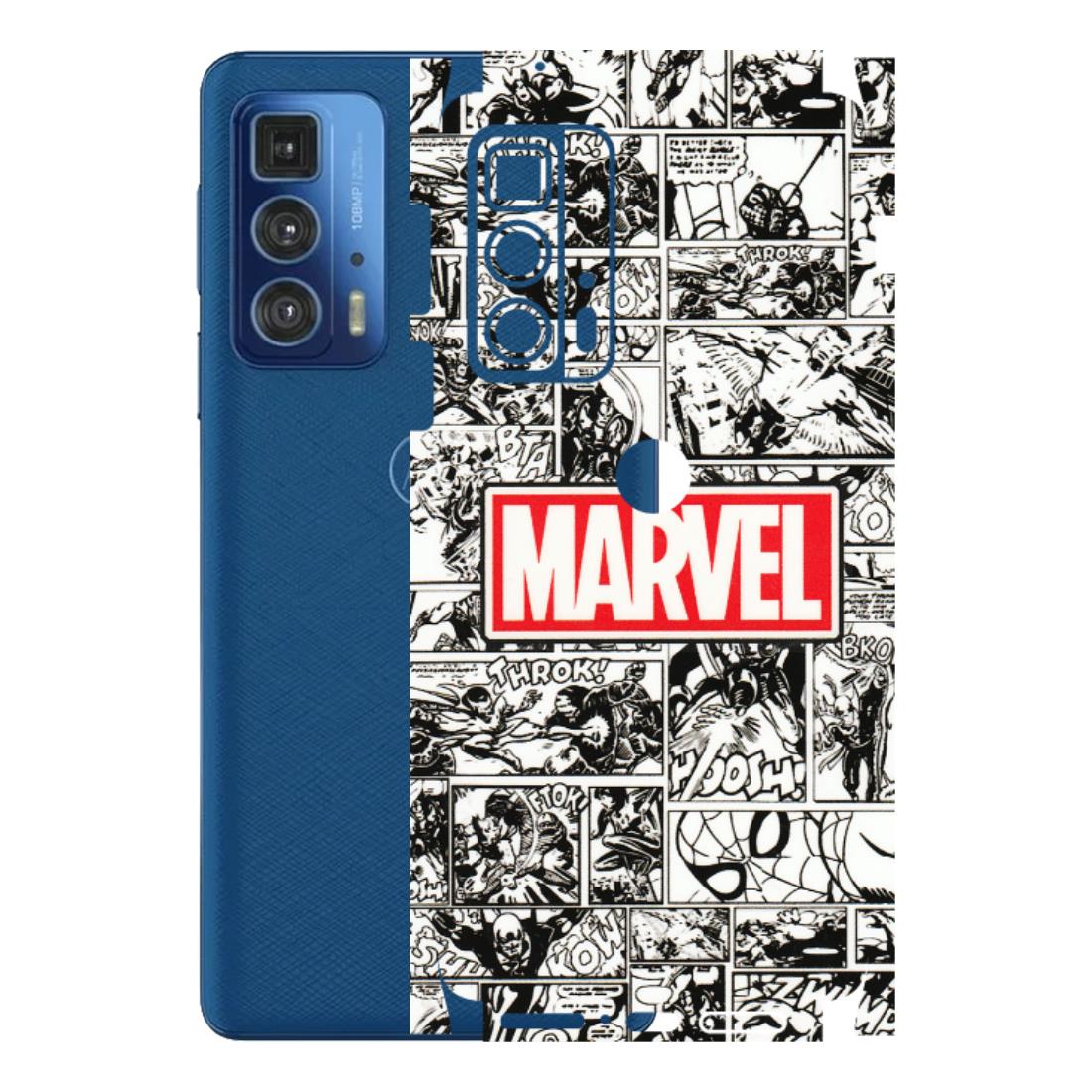 Motorola Phone Skins (All Models) - Marvel Comic - 3D Embossed Finish (L-171) Motorola Moto Edge 20 Pro