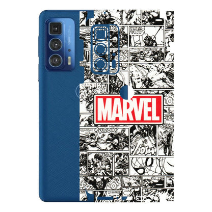 Motorola Phone Skins (All Models) - Marvel Comic - 3D Embossed Finish (L-171) Motorola Moto Edge 20 Pro