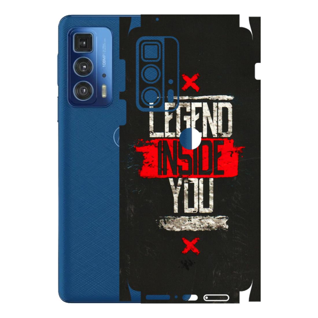 Motorola Phone Skins (All Models) - Legend Inside You - 3D Embossed Finish (L-186) Motorola Moto Edge 20 Pro