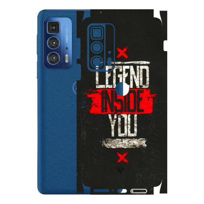 Motorola Phone Skins (All Models) - Legend Inside You - 3D Embossed Finish (L-186) Motorola Moto Edge 20 Pro