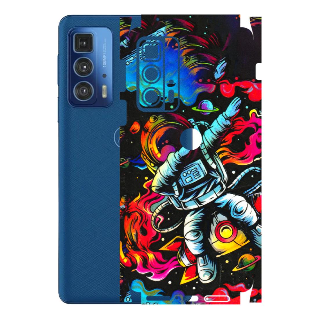 Motorola Phone Skins (All Models) - Astronaut Dope - 3D Embossed Finish (L-191) Motorola Moto Edge 20 Pro