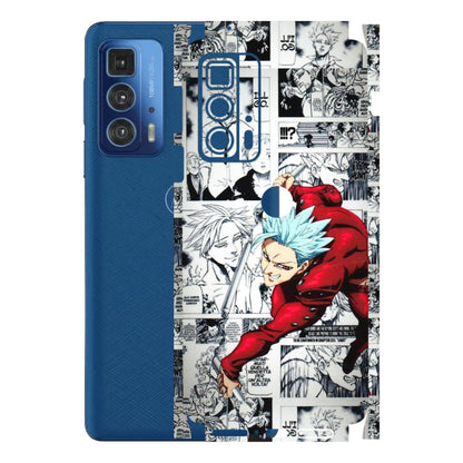 Motorola Phone Skins (All Models) - Anime Comic - 3D Embossed Finish (L-192) Motorola Moto Edge 20 Pro