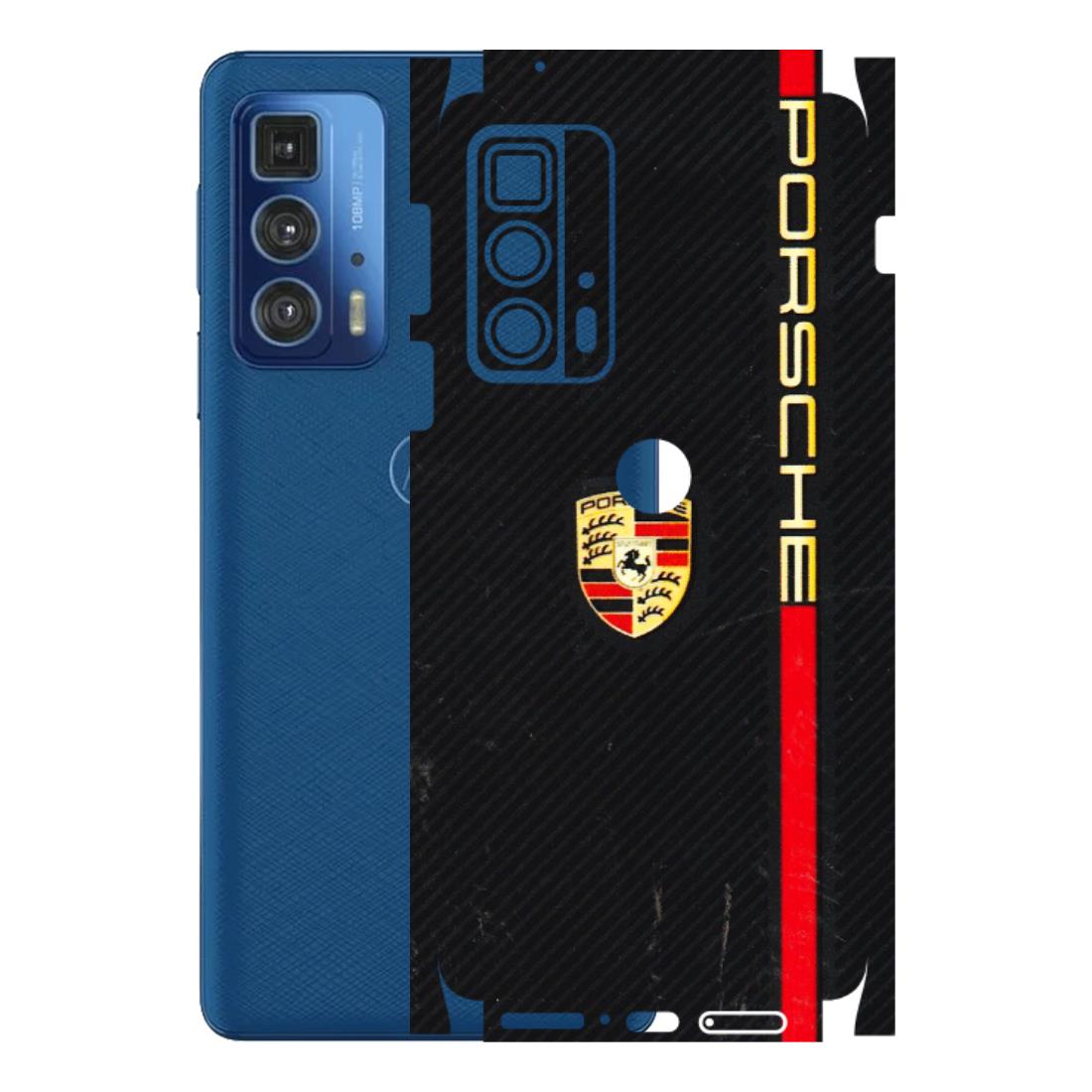 Motorola Phone Skins (All Models) - Premium Porsche - 3D Embossed Finish (L-225) Motorola Moto Edge 20 Pro