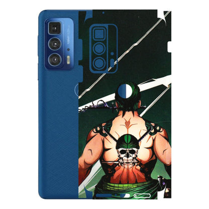 Motorola Phone Skins (All Models) - Zoro Anime - 3D Embossed Finish (L-23) Motorola Moto Edge 20 Pro