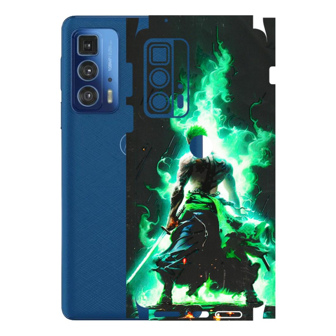 Motorola Phone Skins (All Models) - Zoro Sword - 3D Embossed Finish (L-241) Motorola Moto Edge 20 Pro