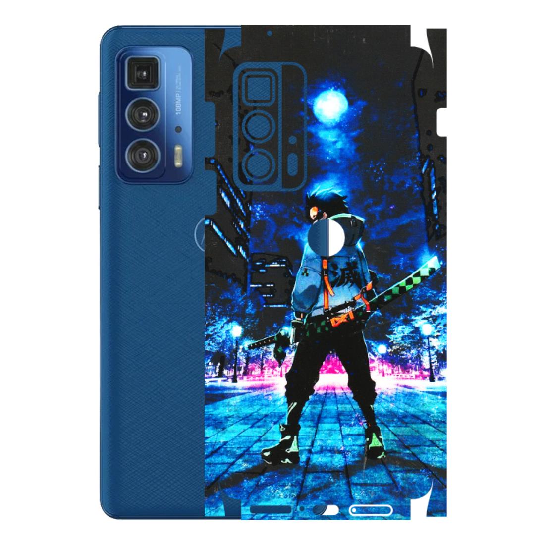Motorola Phone Skins (All Models) - Demon Slayer Sword - 3D Embossed Finish (L-247) Motorola Moto Edge 20 Pro