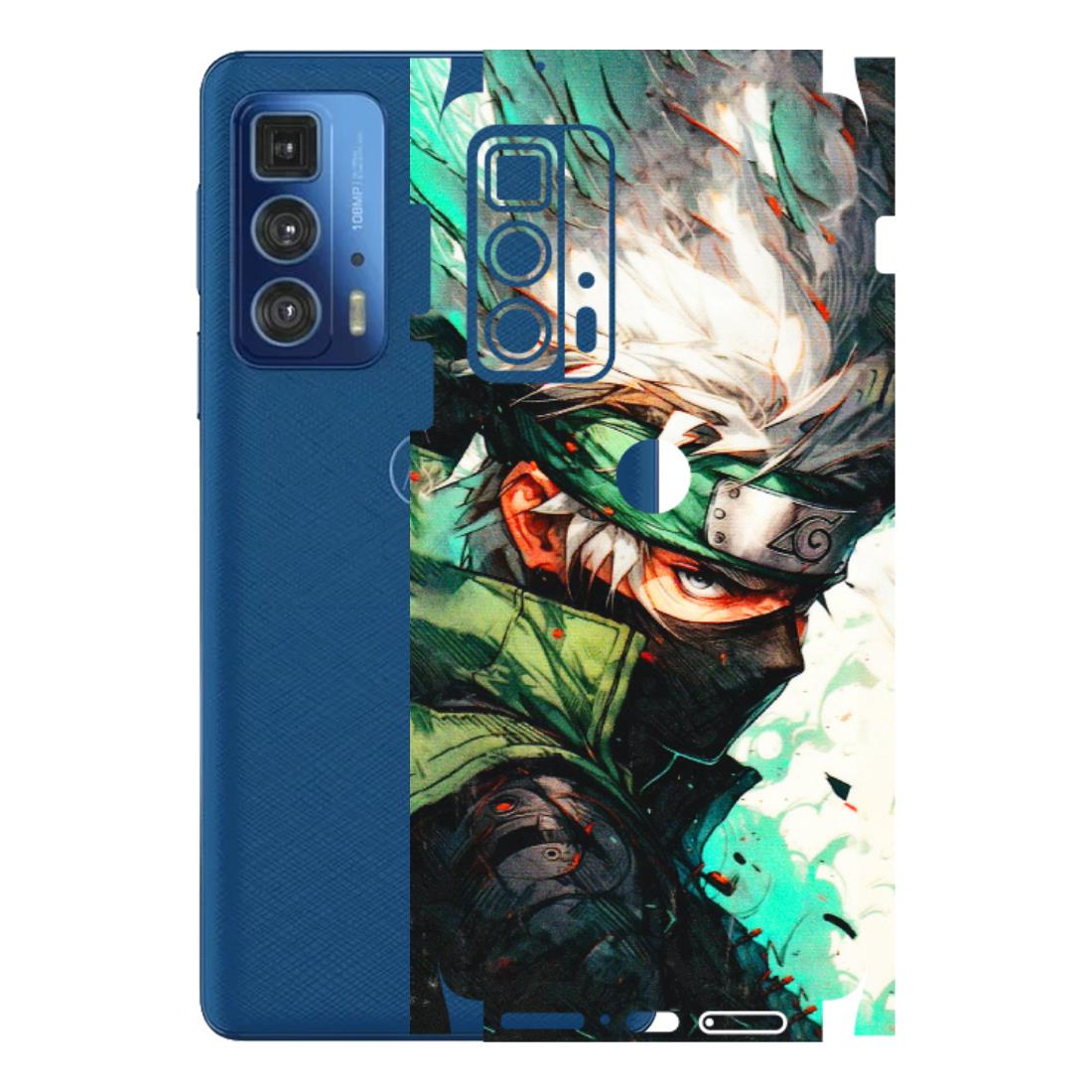 Motorola Phone Skins (All Models) - Kakashi Side Profile - 3D Embossed Finish (L-249) Motorola Moto Edge 20 Pro