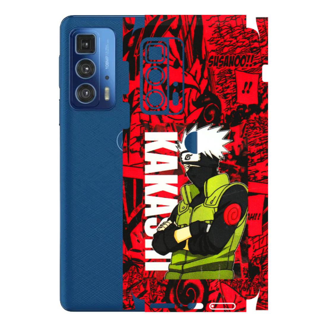 Motorola Phone Skins (All Models) - Kakashi Red Anime - 3D Embossed Finish (L-251) Motorola Moto Edge 20 Pro