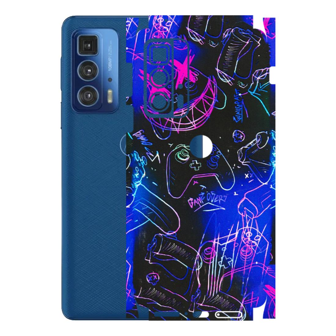 Motorola Phone Skins (All Models) - Gamers Paradise - 3D Embossed Finish (L-258) Motorola Moto Edge 20 Pro