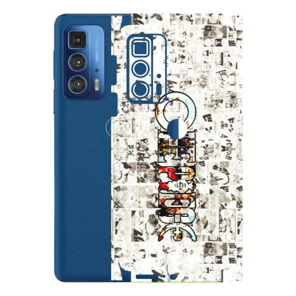 Motorola Phone Skins (All Models) - One Piece Manga - 3D Embossed Finish (L-26) Motorola Moto Edge 20 Pro