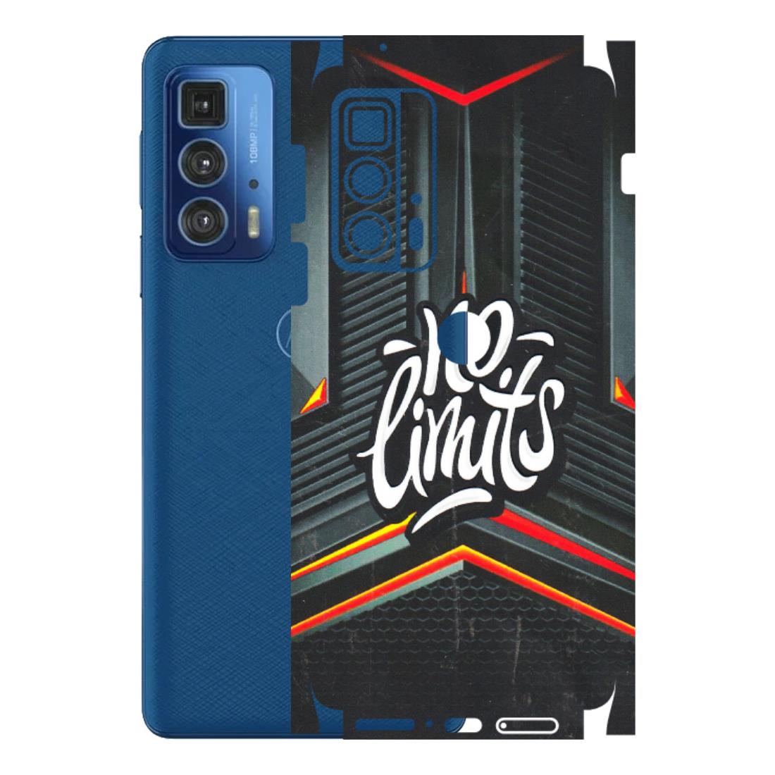 Motorola Phone Skins (All Models) - No Limits - 3D Embossed Finish (L-286) Motorola Moto Edge 20 Pro