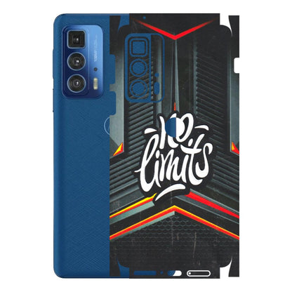 Motorola Phone Skins (All Models) - No Limits - 3D Embossed Finish (L-286) Motorola Moto Edge 20 Pro