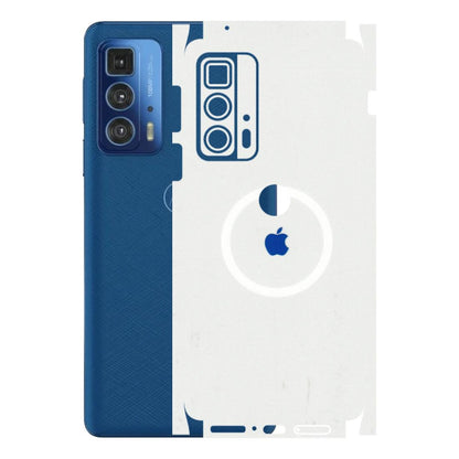 Motorola Phone Skins (All Models) - iPhone Magsafe Logo - 3D Embossed Finish (L-320) Motorola Moto Edge 20 Pro