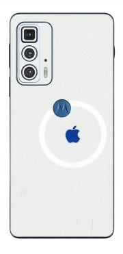 Motorola Phone Skins (All Models) - iPhone Magsafe Logo - 3D Embossed Finish (L-320) Motorola Moto Edge 20 Pro