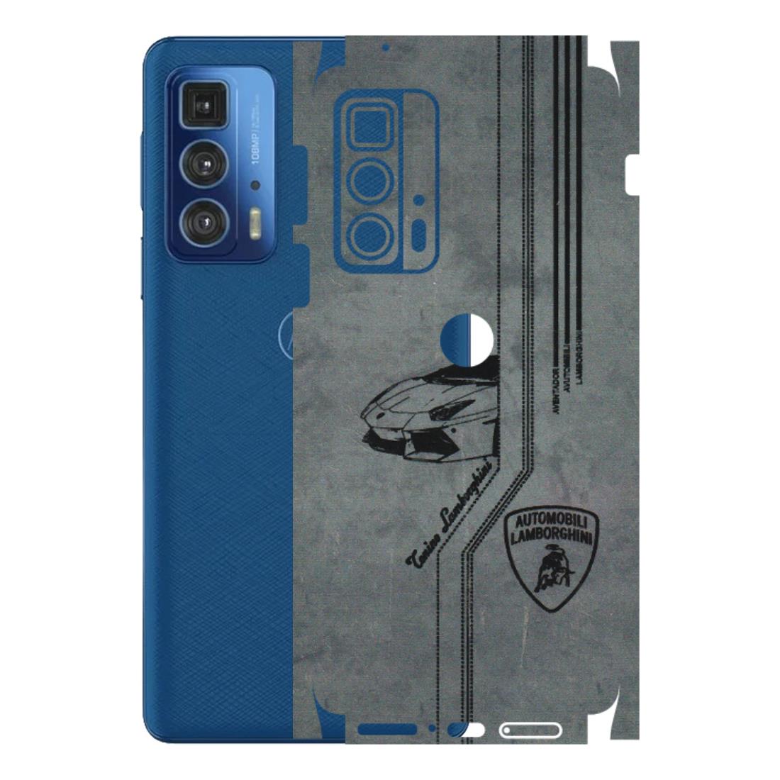 Motorola Phone Skins (All Models) - New Lamborgini Aventador - 3D Embossed Finish (L-321) Motorola Moto Edge 20 Pro