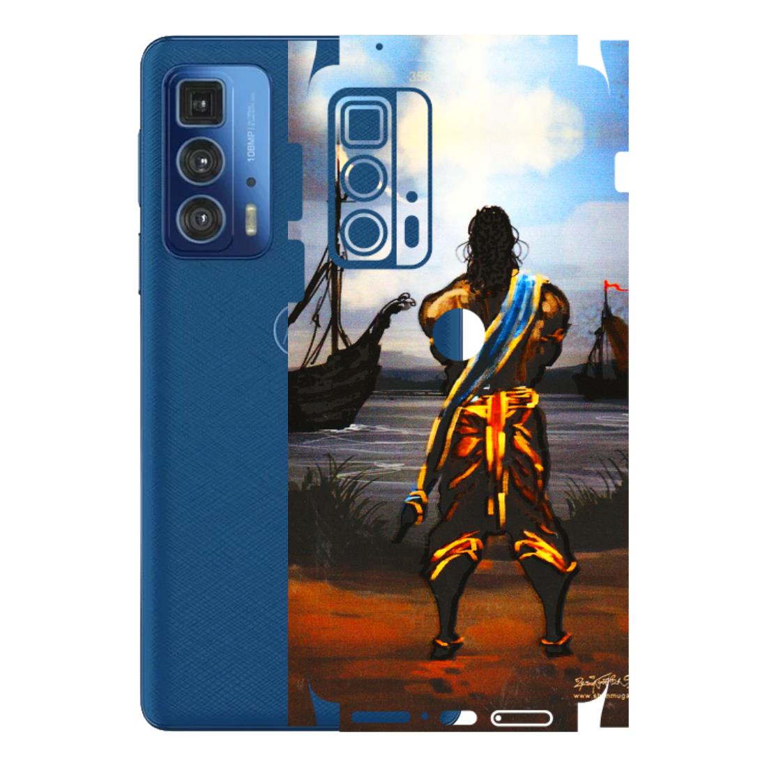 Motorola Phone Skins (All Models) - Heavenly God Figure - 3D Embossed Finish (L-34) Motorola Moto Edge 20 Pro