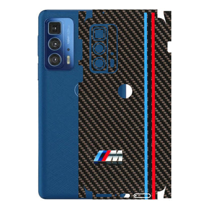 Motorola Phone Skins (All Models) - BM Carbon Fiber Feels - 3D Embossed Finish (L-38) Motorola Moto Edge 20 Pro
